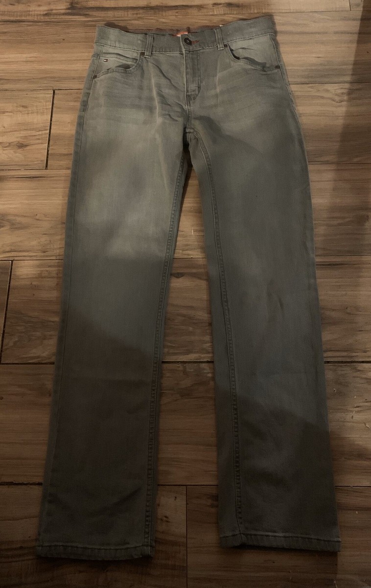 Tommy Hilfiger Boys Denim Jeans Size 18 Revolution Slim Stretch 