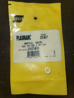 ESAB 33367 Baffle, Swirl, for PT-23/PT-27, Replaces 23121033, Qty.1