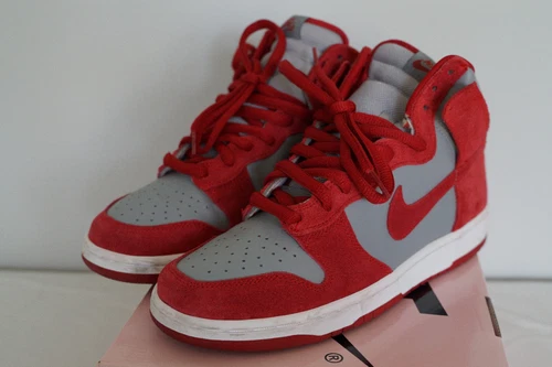 Nike Dunk High Pro SB "Be True To Your School" BTTYS UNLV Red Gray Men sz 9.5