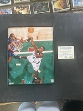 Paul Pierce Signed CELTICS 16x20 Framed Photo Sports Centre Authenticated