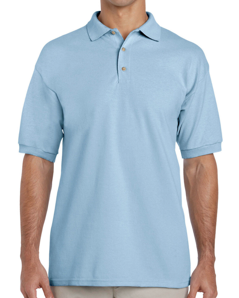 Men's Heavy Weight Cotton Polo Short Sleeve Golf Jersey
