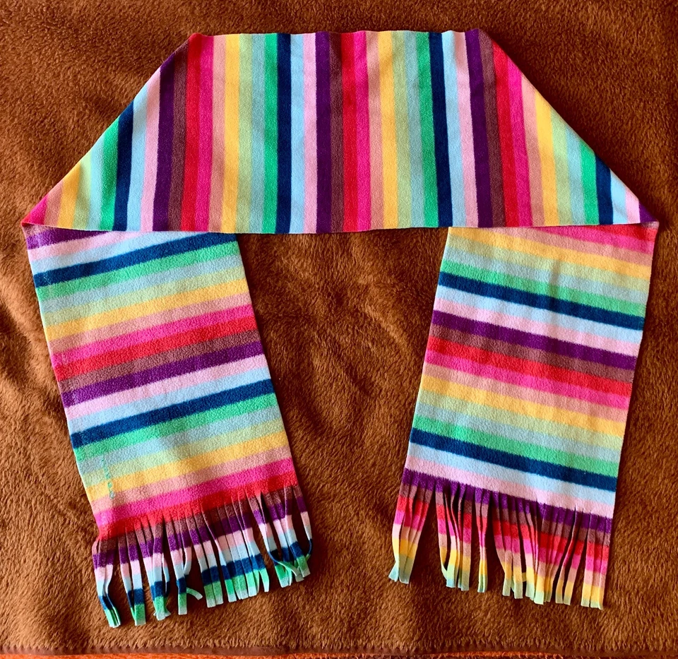 Old Navy Women's Scarf Lightweight Multi-Colored Size 72"x10" - Image 2 of 4