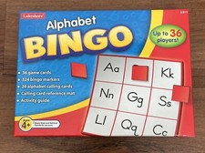 Complete Lakeshore Alphabet Bingo Ages 4 JJ311 Home School Educational Game
