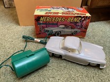 1960  s Boxed Mercedes Benz Battery Operated Remote Control Hong Kong 100 Works 