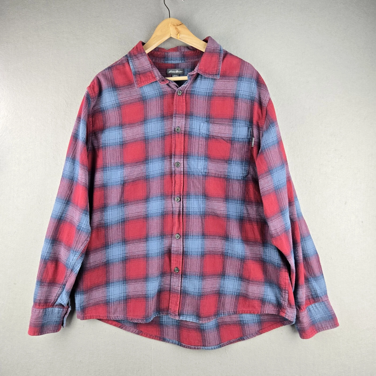 Eddie Bauer Shirt Mens Size XXL Plaid Flannel 90s Red Blue Grunge Outdoor
Opens in a new window or t