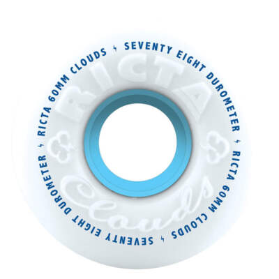 Ricta Wheels 60mm 78a Clouds Blue Skateboard Wheels