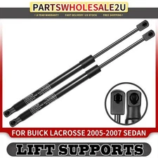 2x Front Hood Lift Supports Gas Shock Struts for Buick LaCrosse 2005 2006 2007