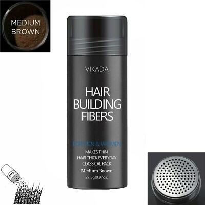 #ad VIKADA Hair Fibers Hair Thickening Fibers Keratin Powder Hair Building 27.5g $13.72