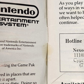 Wizardry Proving Grounds of Mad Overlord Nintendo NES Instruction Manual Only