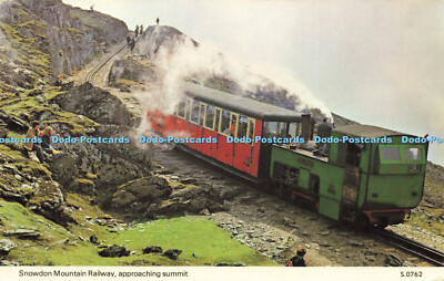 R616848 Snowdon Mountain Railway Annäherung an Gipfel S 0762 Dennis