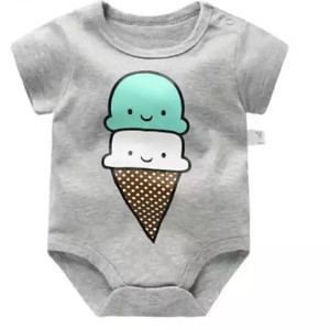 baby boy cream romper
