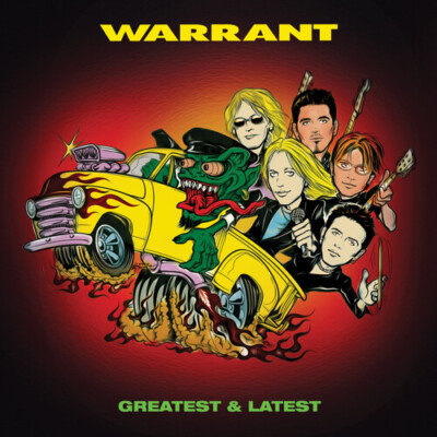 Greatest & Latest-RED & Black Splatter by Warrant (Record, 2022)