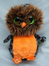 TY Beanie Boos BIG EYED MIDNIGHT THE OWL 6" Plush STUFFED ANIMAL Toy