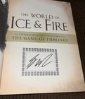George RR Martin signed book The World Of Ice & Fire