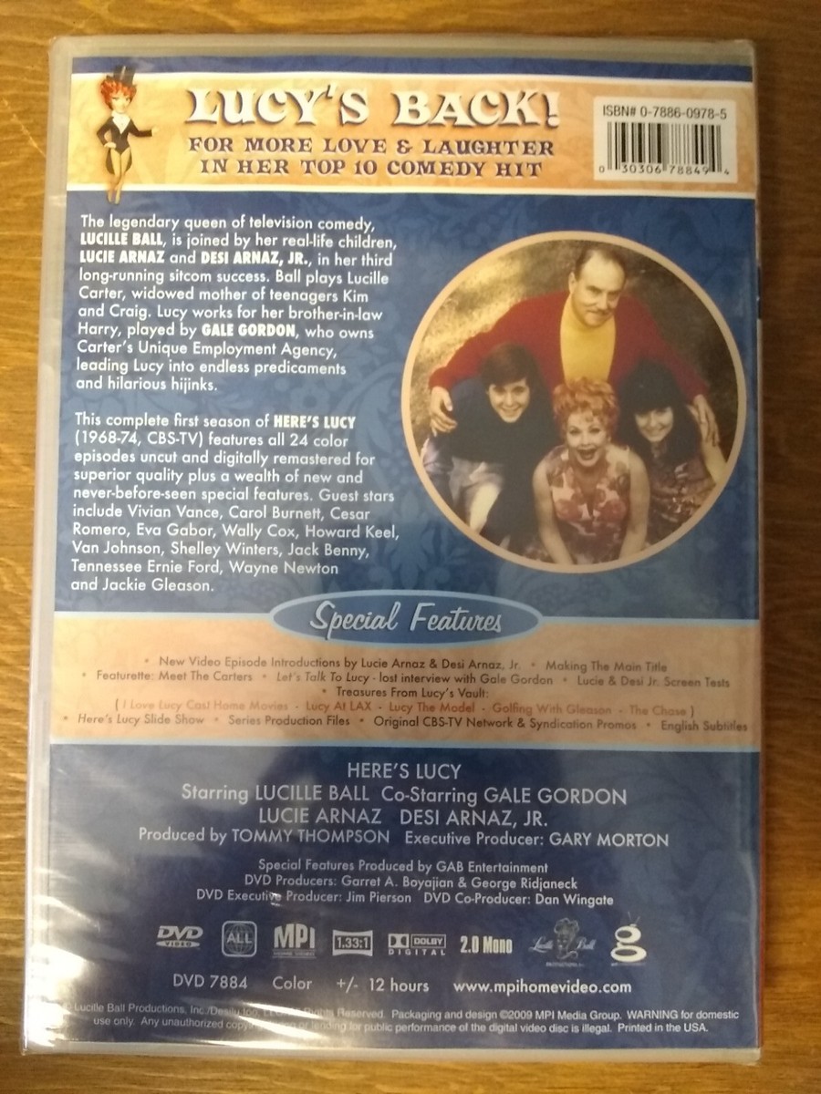 その他 Here&#39;s Lucy: Season One [DVD] Here's Lucy Season One DVD *Unopened* | eBay