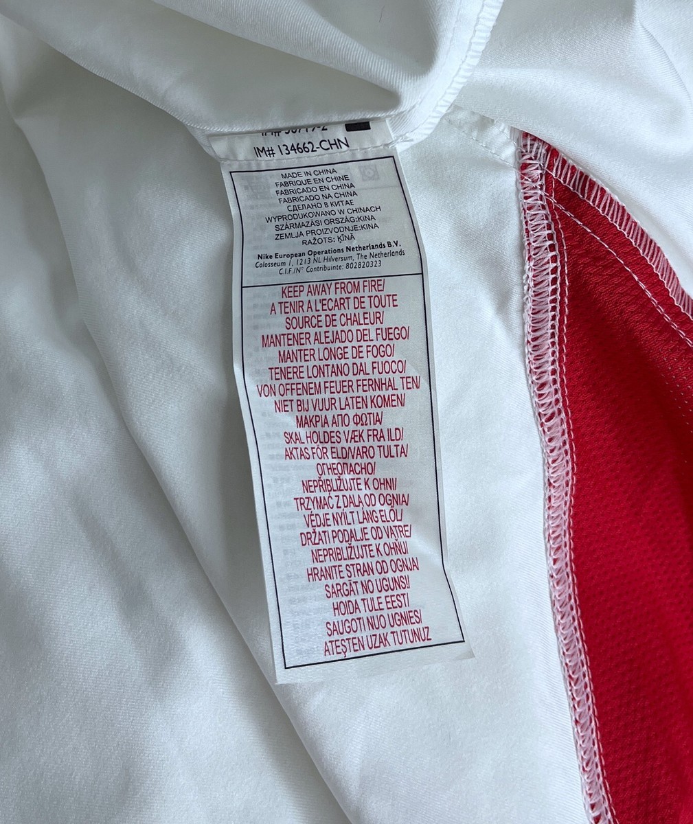 Rare Vintage NIKE ENGLAND SEVENS FLY EMIRATES Rugby Shirt