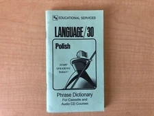 Polish Phrase Book / Dictionary - Pocket Size - by Language/30 