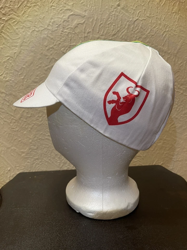 MUY RARO OCHSNER CARRERAS CICLISMO/GORRA DE BICICLETA/SOMBRERO RETRO LOGOTIPO ROJO! Foto 2 de 4