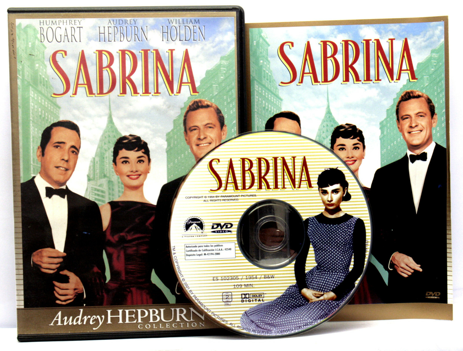 SABRINA AUDREY HEPBURN HUMPHREY BOGART COMMEDIA DVD EDIZIONE ITALIANA 73596