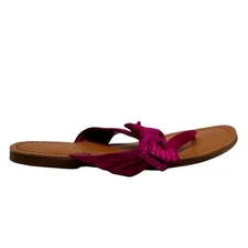 Jessica Simpson Jumba Flip Flops Thong Womens Sandals Suede Pink Size 8.5 M