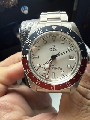 Tudor Black Bay GMT Pepsi White Opaline Dial M79830RB-0010