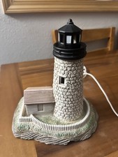 GEORGE LEFTON PEMAQUID POINT MAINE LIGHTHOUSE BUILT 1857 NIGHTLIGHT MADE IN 1997