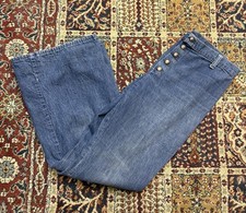 Vintage 70s JC Penney Fashions Bell Bottom jeans women  s 30x29.5  Hippie Disco