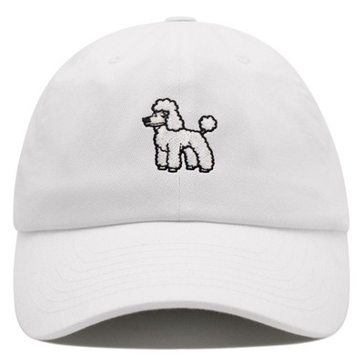 JPAK Fancy Poodle Premium Dad Hat Washed Cotton Relaxed Fit Pet Animal Lover
