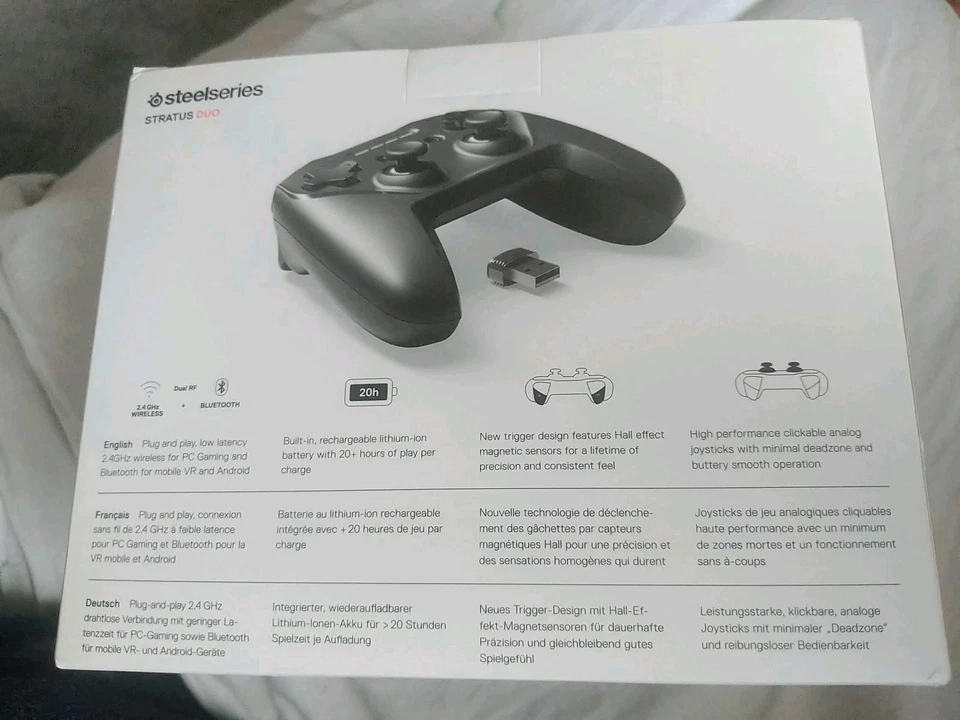 Steel Series Stratus Duo Wireless Gaming Controller New Sealed - Image 2 of 3