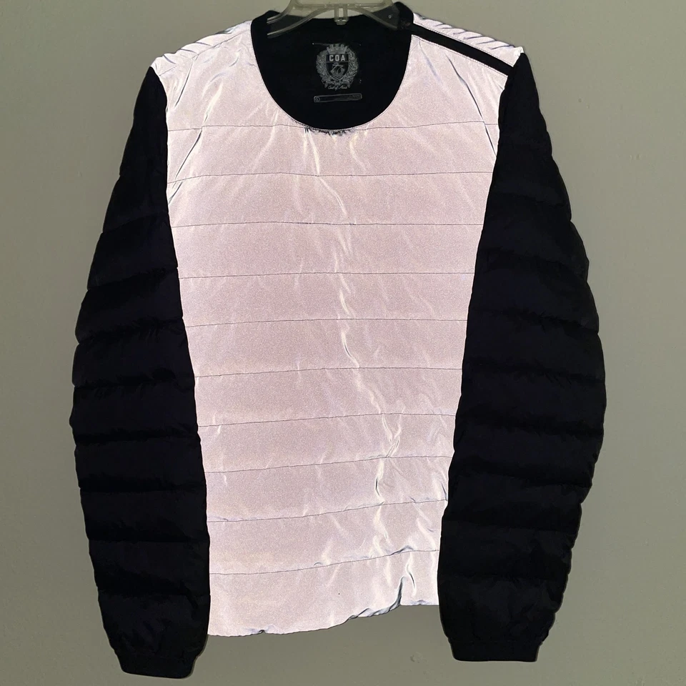 Suéter Kith x Isaora Certificado de Autenticidad Cuello Redondo Hombres L Gris Negro Aislado Hecho en Italia Foto 2 de 4