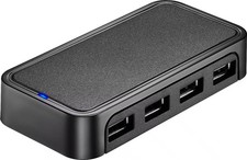 Best Buy essentials- 4-Port USB 2.0 Hub - Black