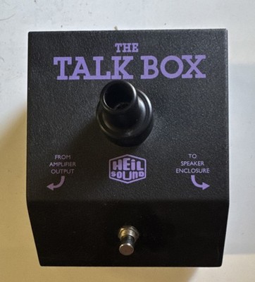 Jim Dunlop HT-1 Talk Box Guitar Effects Pedal Analog for Electric Guitar