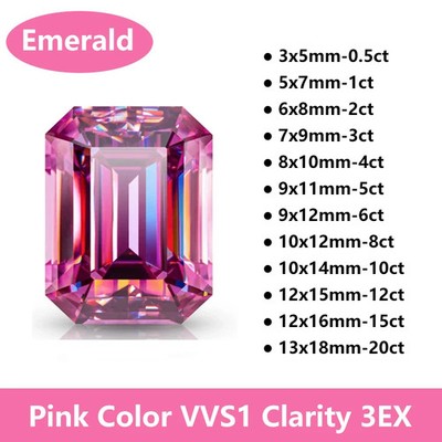 Multi-shape Loose Moissanite Gemstone GRA Certificate 0.1-5ct D VVS1 for Jewelry