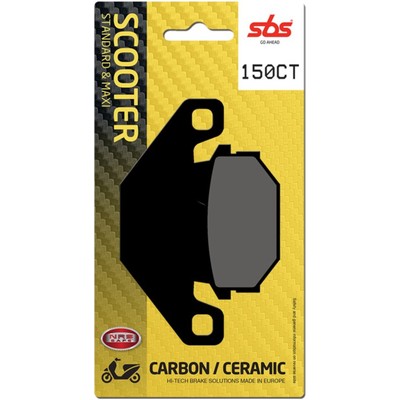 SBS 150CT Carbon Tech Bremsbelag für Maxi-Roller   Leistung zum fairen Preis vor