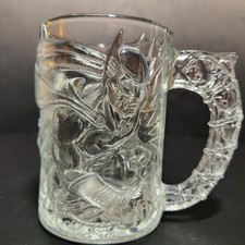 1995 McDonalds Batman Forever Collectible Glass Mug - BATMAN - Made in France