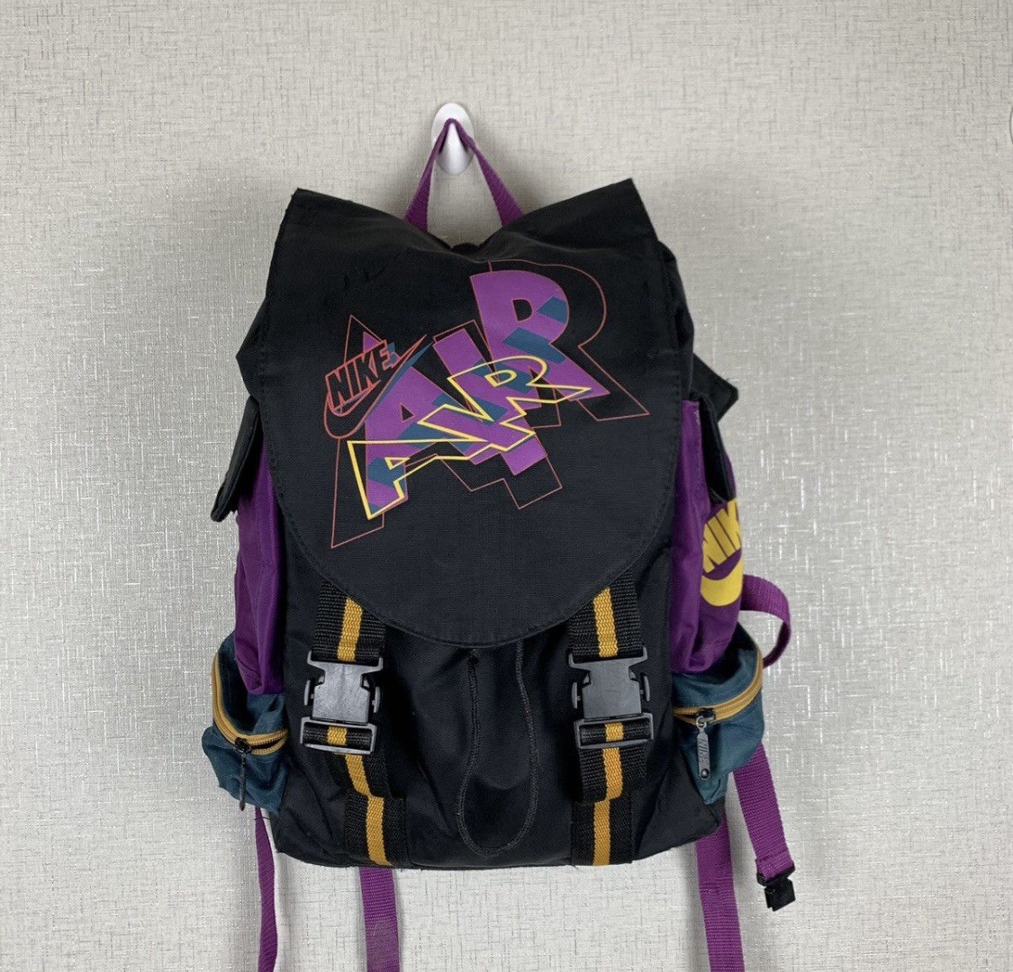 Vintage 90s Nike Just Do It Backpack Utility Bag Rucksack