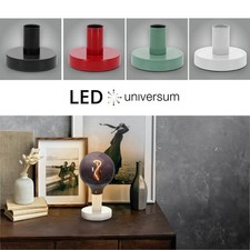 Hannibal LED Tisch Leuchte Lampe Licht Lese Deko E27 schwarz weiß rot mint grün