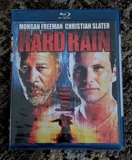 Hard Rain (1998) Blu-ray With Morgan Freeman & Christian Slater 