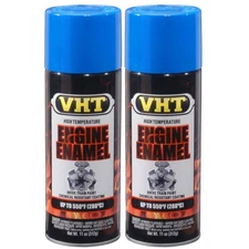 VHT High Temp Paint VHTSP134 (2-PACK); Engine Enamel 11oz Ford Light Blue 550°F