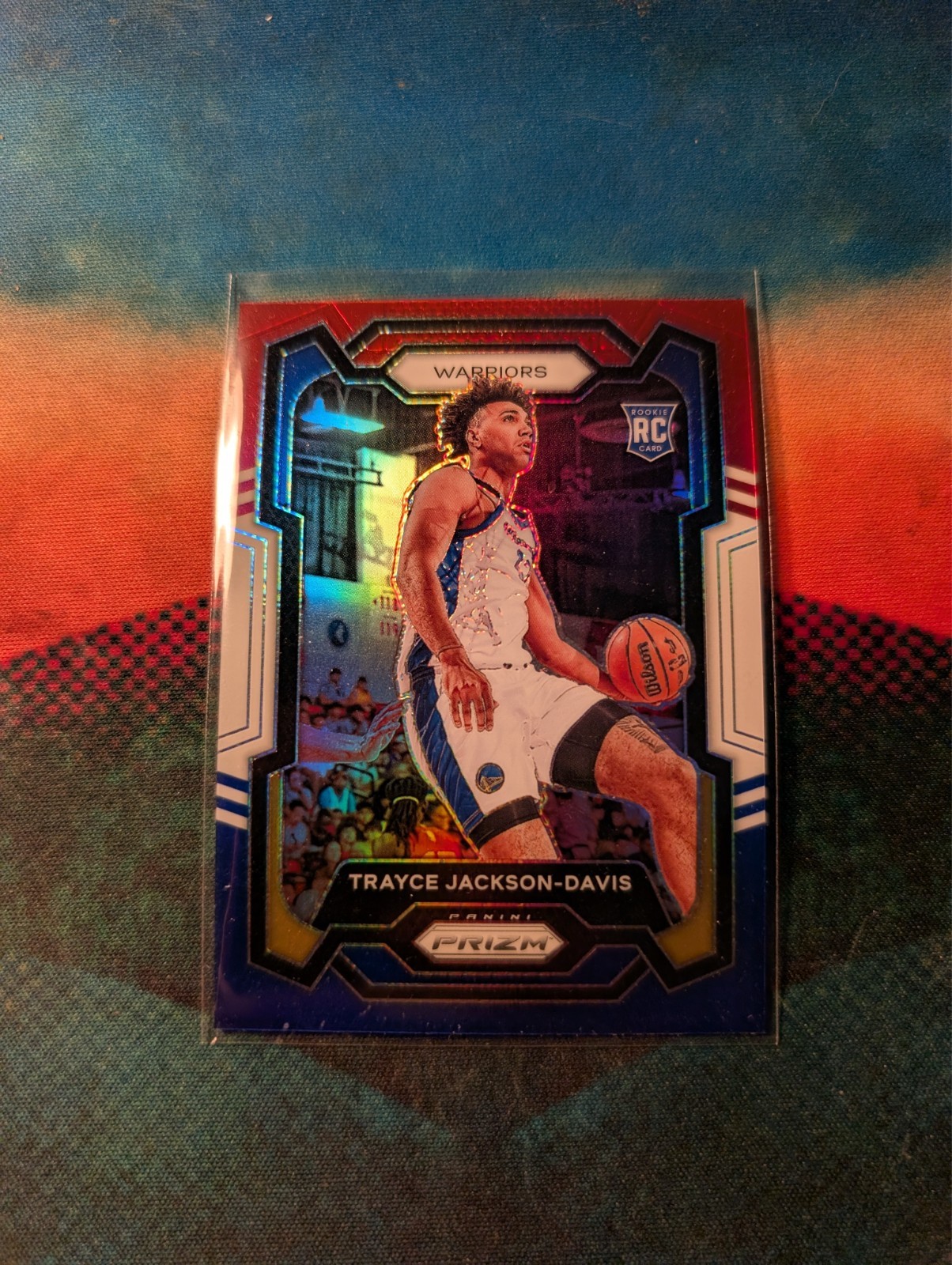 Trayce Jackson Davis [Red White Blue] #148 2023 Panini Prizm
