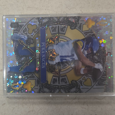 Wild Card 5 Card Draw Stacked Deck 2026 Puka Nacua Rams 1/1 Sparkle