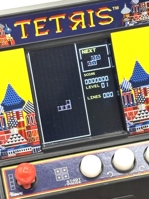 Tetris Mini Classic Arcade Game Color 2018 Basic Fun # 09594 Tested, Plays Fine_