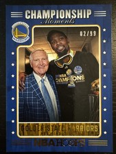 2017-18 Panini NBA Hoops Championship Moments 18 Kevin Durant Jerry West 02 /99