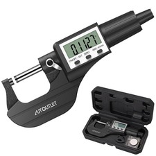 Digitale Bügelmessschraube 0-25mm LCD Präzisionsmesswerkzeug für Metall Holz