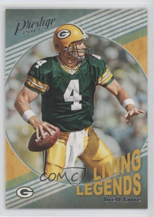 2017 Panini Prestige Living Legends Brett Favre #8 HOF 2eb