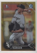 2016 Bowman Draft Chrome Picks Gold Refractor 3/50 Alec Hansen #BDC-93 fm0