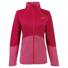 The North Face Colorblock Performance Full Zip Jacket - Pink/Rose Size M