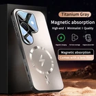 For Samsung Galaxy S26 Ultra Luxury Phone Case Wireless Charge Lens Camera Cover