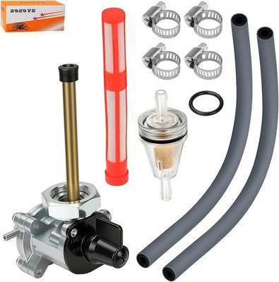 Fuel Valve Switch Petcock W/Lines + Fuel Filter For Honda VTX 1300 VTX1300 C/...