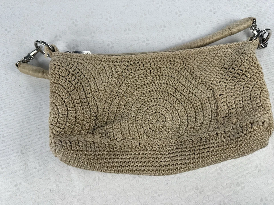 The SAK Y2K Indio Tejido Crochet Bolso de Hombro Cartera Bolso de Mano Boho Chic Ropa de Calle Foto 3 de 4